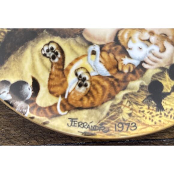 1973 Christmas Plate-Juan Ferrandiz Limited Edition 2nd In Series Christ Child - Picture 2 of 3